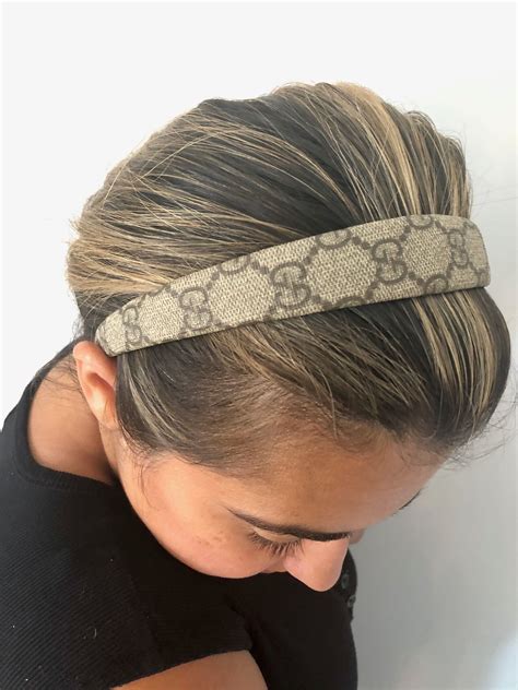 gucci style metal headband|authentic gucci headband for sale.